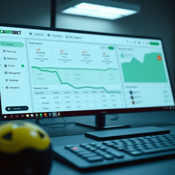 Admin dashboard overview showing platform management tools and navigation options
