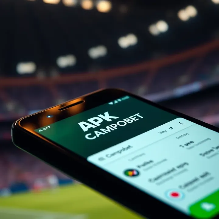Android smartphone displaying the Campobet APK download screen