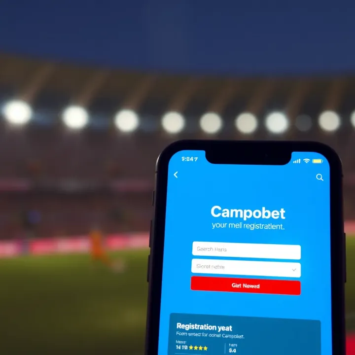 Screenshot of registration screen with user-friendly layout for Nigerian bettors in the Campobet app
