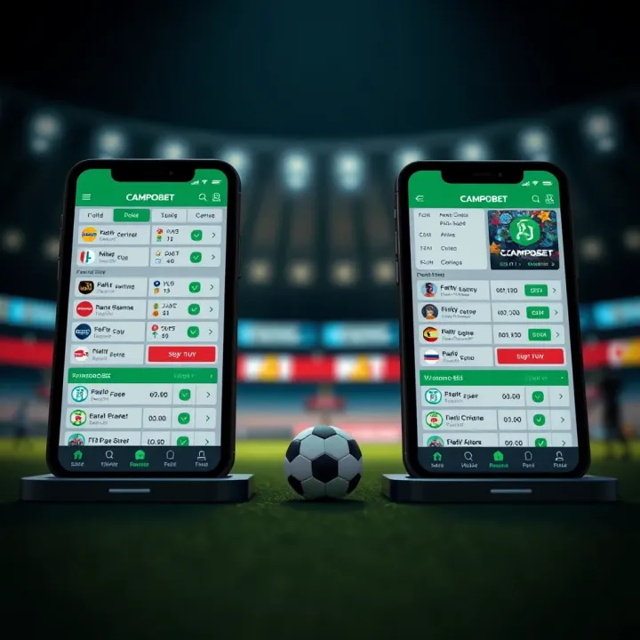 Key Differences Between Old and Latest Campobet App Versions Comparison of old and new Campobet app interfaces highlighting differences