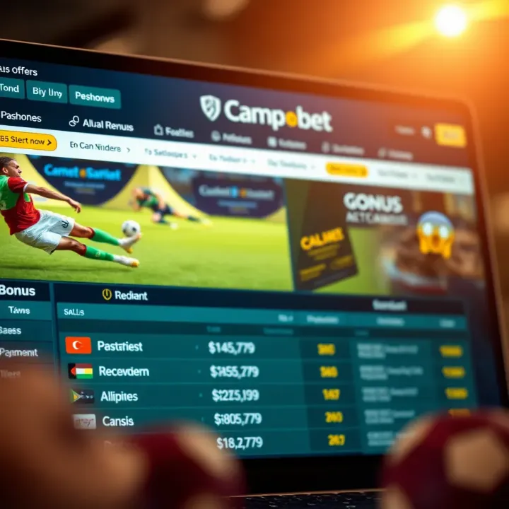 Visual display of bonus offers and payment options tailored for Nigerian online casino players