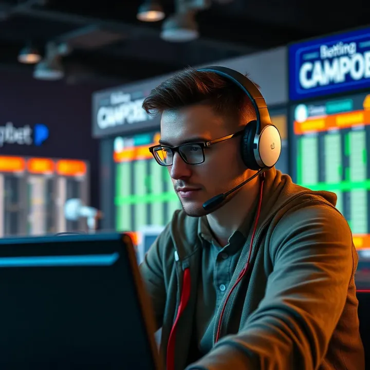 Customer support representative ready to assist with online account inquiries