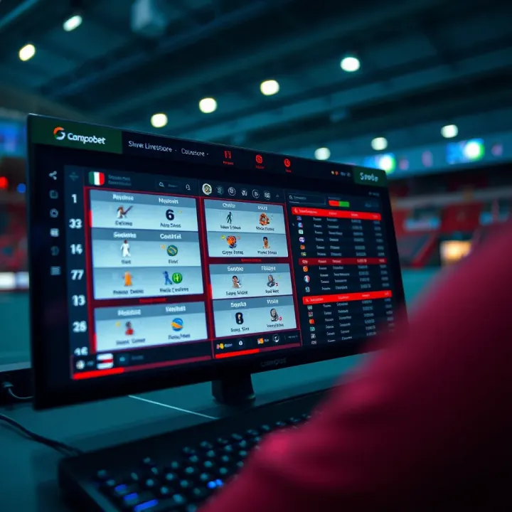 Dashboard of Campobet livescore displaying live scores for basketball and other sports popular in Nigeria