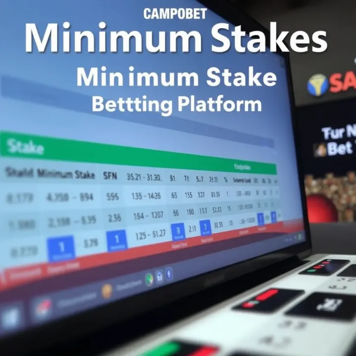 Comparison chart displaying minimum stake values across several popular betting platforms used in Nigeria