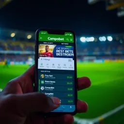 Live Sports Betting Features on Campobet Mobile for Nigeria Smartphone showing live sports betting options available on Campobet mobile platform