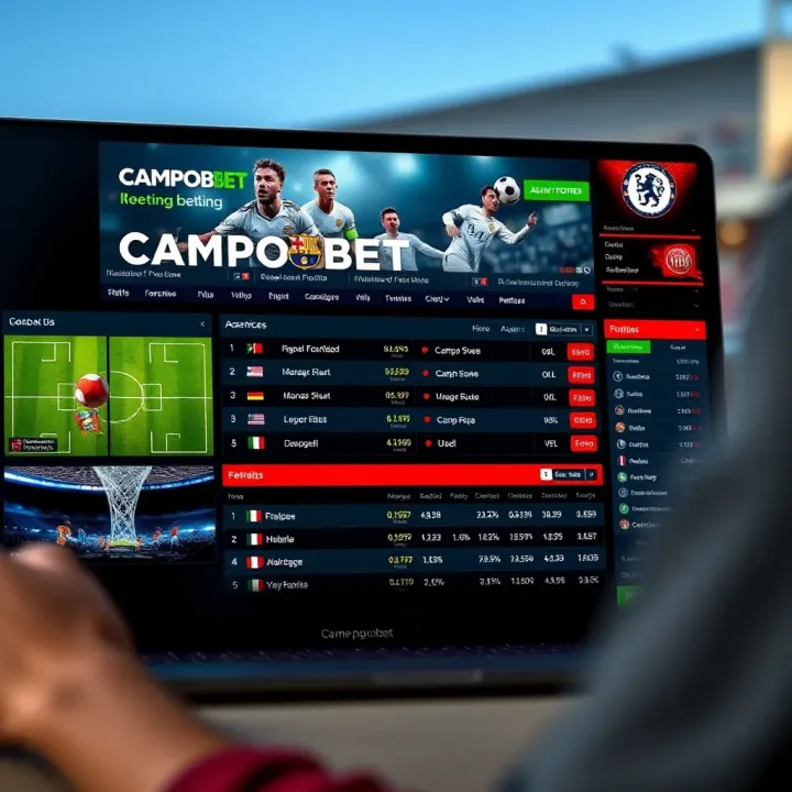 Campobet online betting interface showing diverse betting options for Nigerian sports enthusiasts
