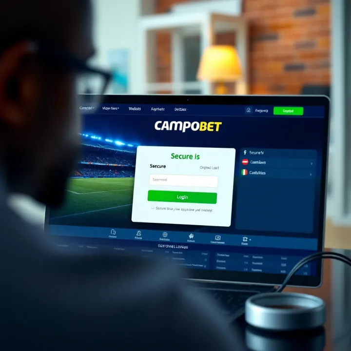 Campobet Original Website Secure Login for Nigerian Users Secure login interface of Campobet original website for Nigerian bettors