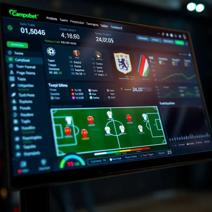 Football analytics dashboard showing team stats and tactical formations for Serie A games
