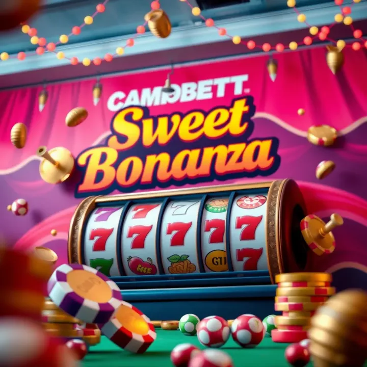 Promotional banner showcasing bonuses and rewards for Sweet Bonanza players at Campobet Nigeria