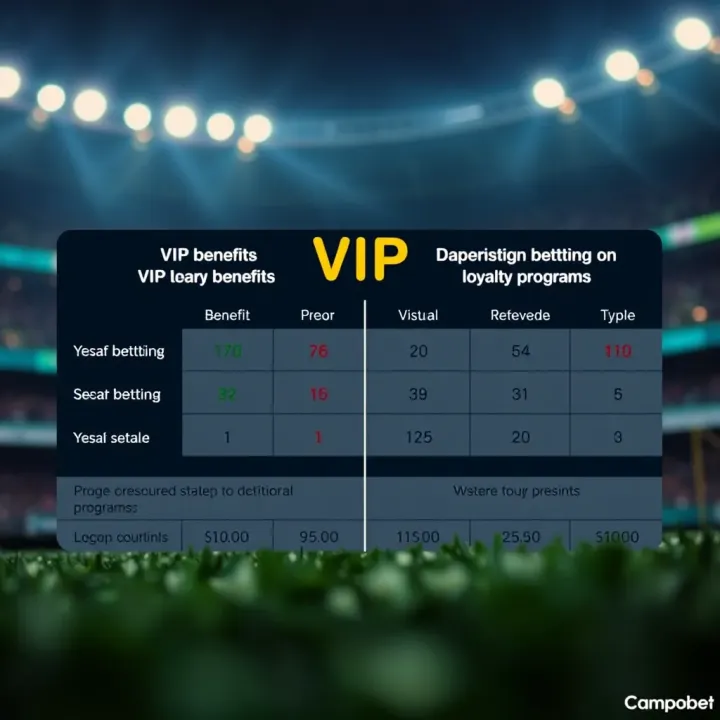 Comparison chart illustrating Campobet VIP benefits versus typical Nigerian betting loyalty programs