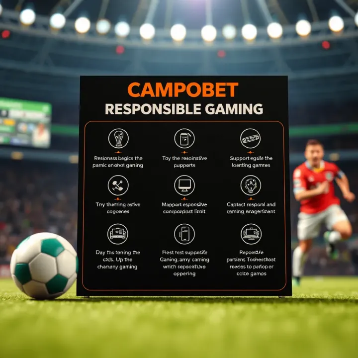 Graphic depicting responsible gaming concepts including limits and support resources