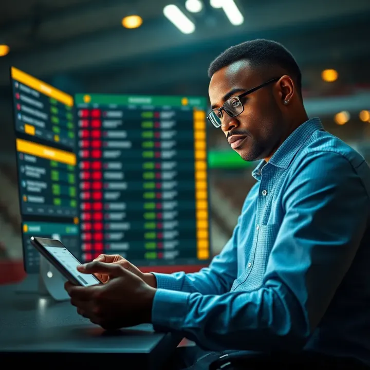 Expert Tips for Successful Football Betting with Campobet Sure Codes Graphic showing a confident bettor analyzing football match statistics with highlighted key betting tips