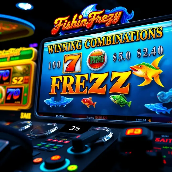 Gameplay screen showcasing winning combinations and bonus features in Fishin Frenzy on Campobet