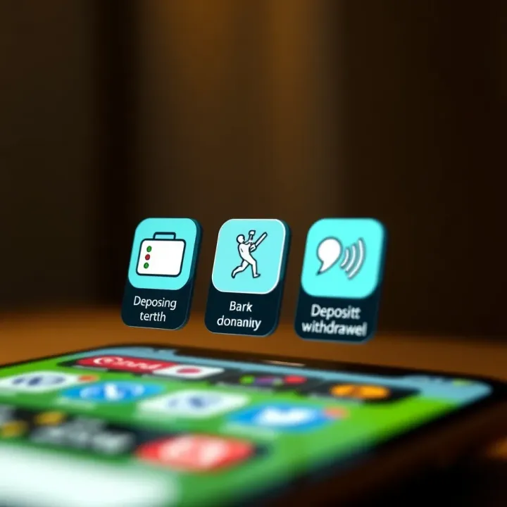 Deposit and Withdrawal Methods on Campobet Cricket App Secure banking icons representing deposit and withdrawal methods on Campobet app