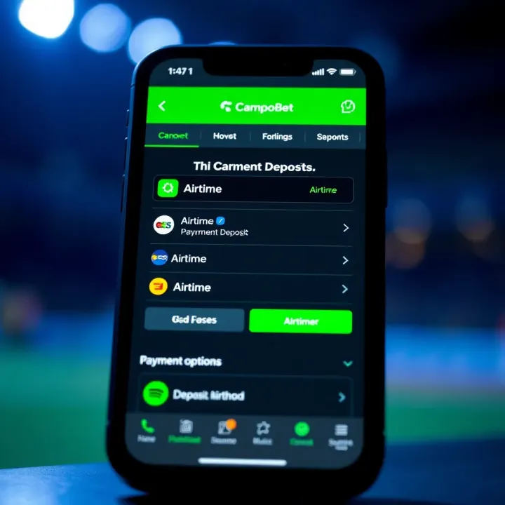 How to Deposit Airtime on Campobet Nigeria