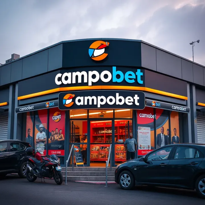Illustration of a Campobet shop exterior with clear branding and welcoming entrance
