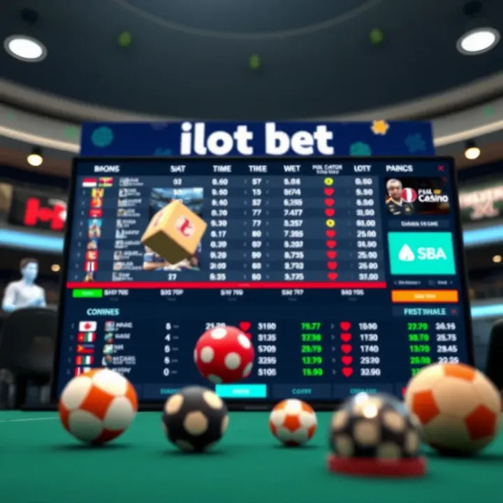 Ilot Bet Casino online platform showcasing diverse betting options for Nigerian players