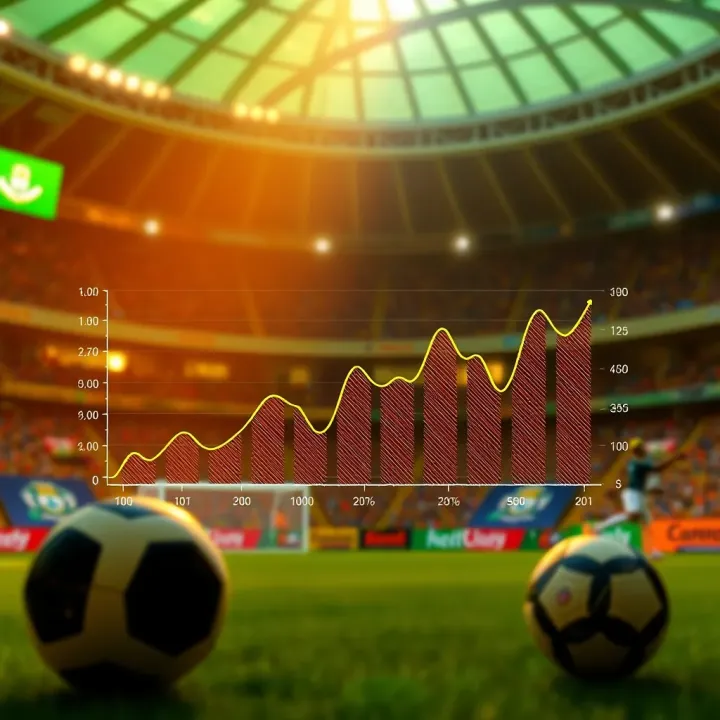 Campobet's Rise and Impact on Nigeria's Sports Betting Landscape Dynamic graphic showing Campobet's growth trajectory and influence in Nigeria's sports betting market
