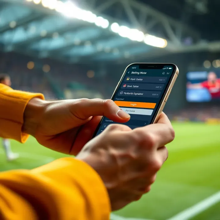Navigating Betting Options and Ensuring Security on Mlite Campobet Mobile User navigating the Mlite Campobet mobile app showcasing betting options and secure login features