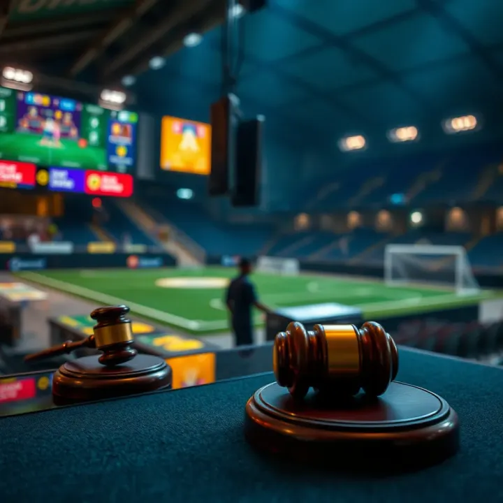 Visual representation of legal framework and secure transactions for online betting in Nigeria