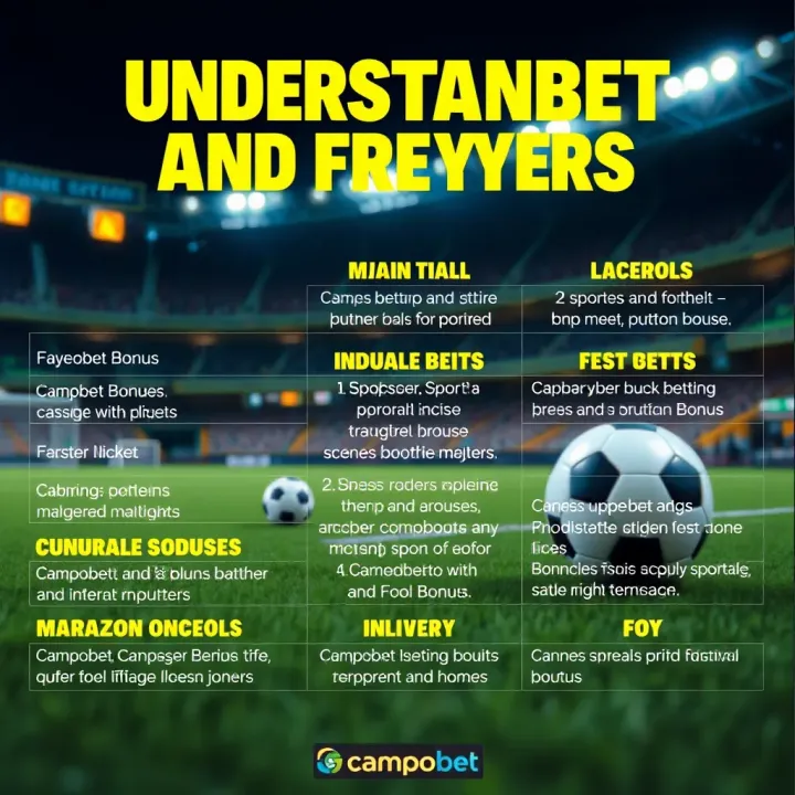 Understanding Bonus Types and Terms on Campobet for Nigerian Users Illustration of various types of sports betting bonuses available on Campobet with related terms highlighted