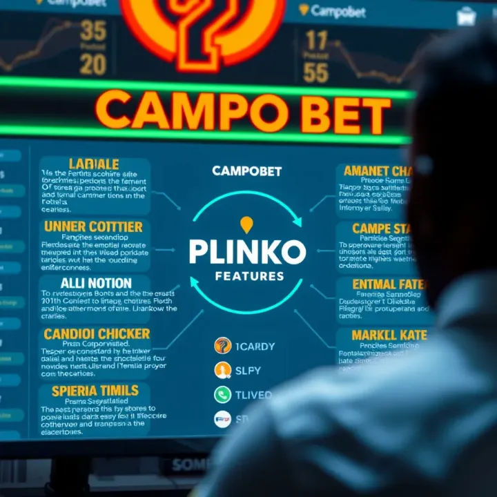 Graphical representation of Campobet Plinko bot interface highlighting key features and user interaction