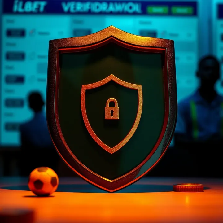 Verification checklist and security shield ensuring account safety for betting withdrawals