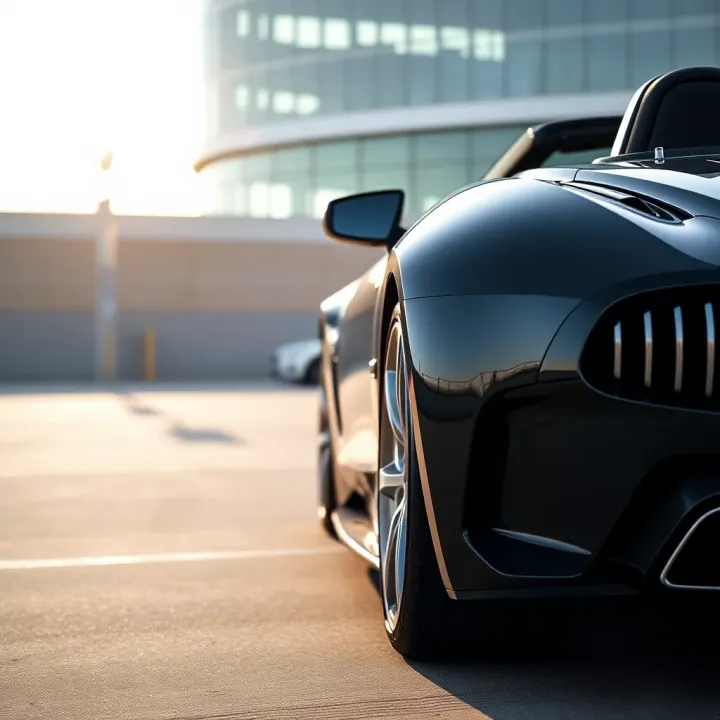 Side view of M Sport Aviator showcasing sleek exterior design and aerodynamic curves