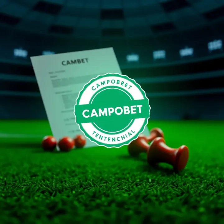 Graphic showing legal documents and a digital license badge representing Campobet's licensing status