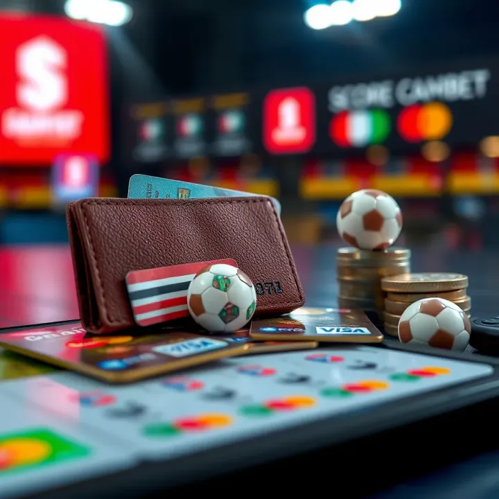 Digital wallet and payment icons representing local Nigerian payment methods for online betting
